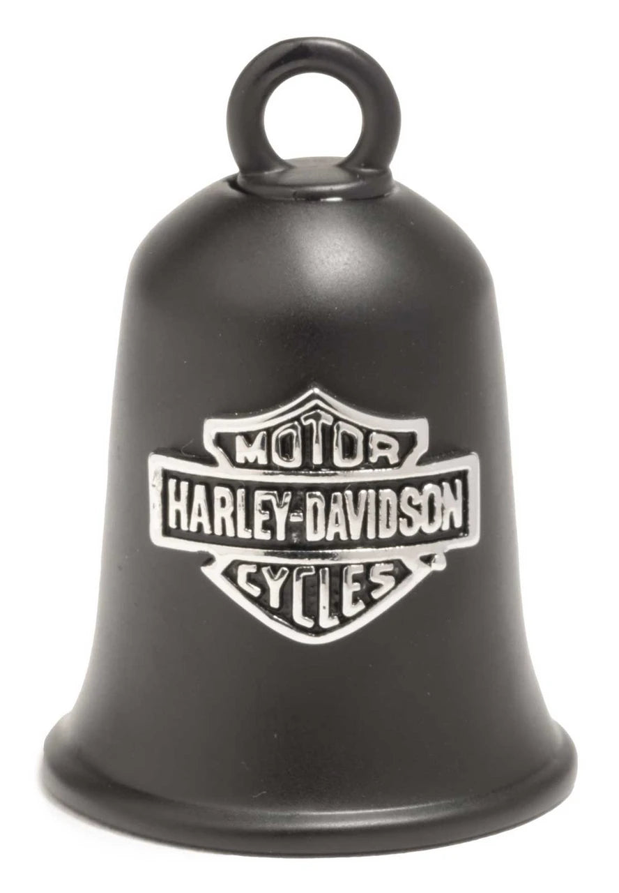 Harley-Davidson® Willie G Skull Script Contrast Ride Bell, Black Finish