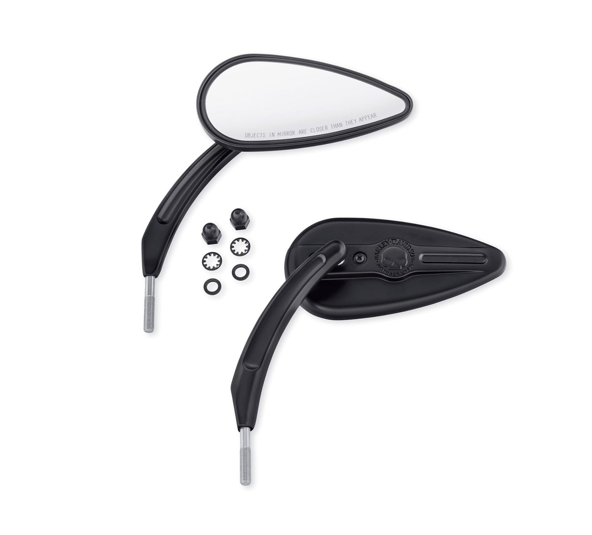 Willie G Skull Teardrop Mirrors