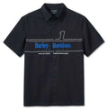 Harley-Davidson® Men's #1 Racing Logo Short Sleeve Shirt - Black