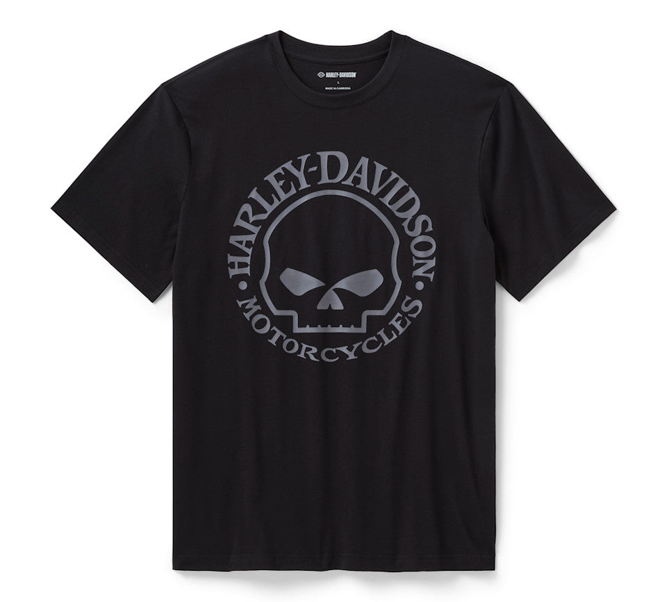 Men's Willie G Skull Hat & Tee Gift Set