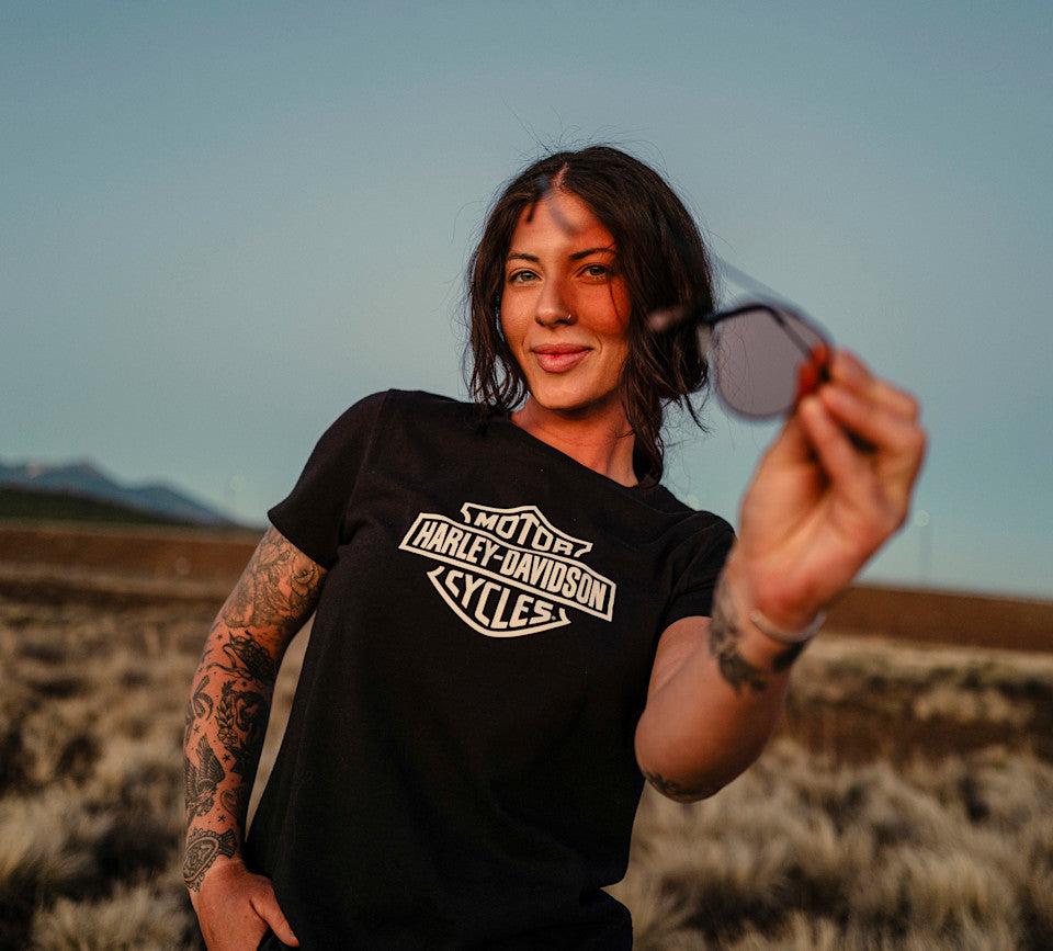 Women's H-D Standard Bar & Shield Tee