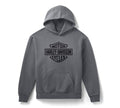 Men's H-D Standard Bar & Shield Pullover Hoodie - Quiet Shade
