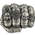 Harley-Davidson Men's Logo Knuckle Belt Buckle