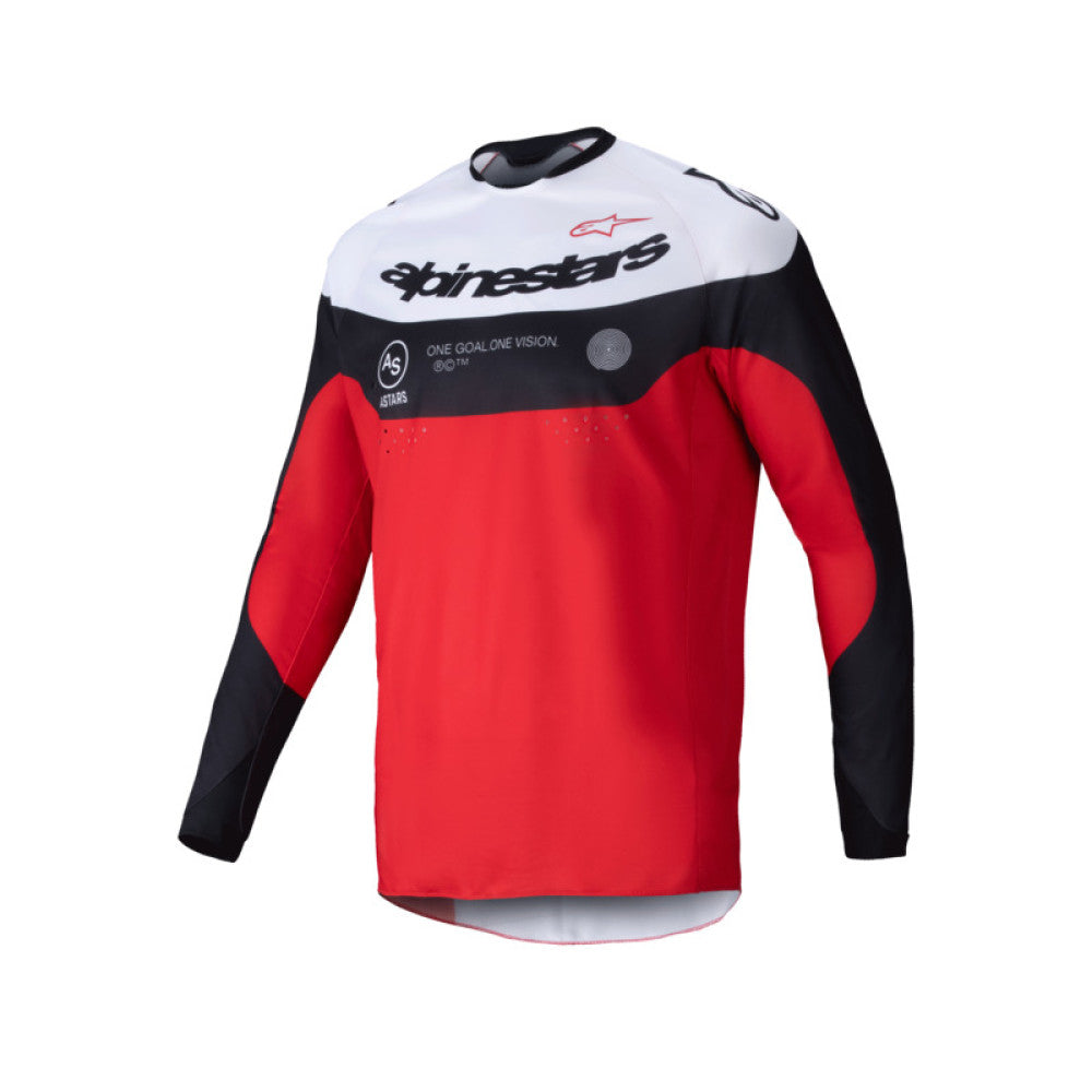 ALPINESTARS PRO-DURA JERSEY - BLACK/ RED/ WHITE/ BLUE