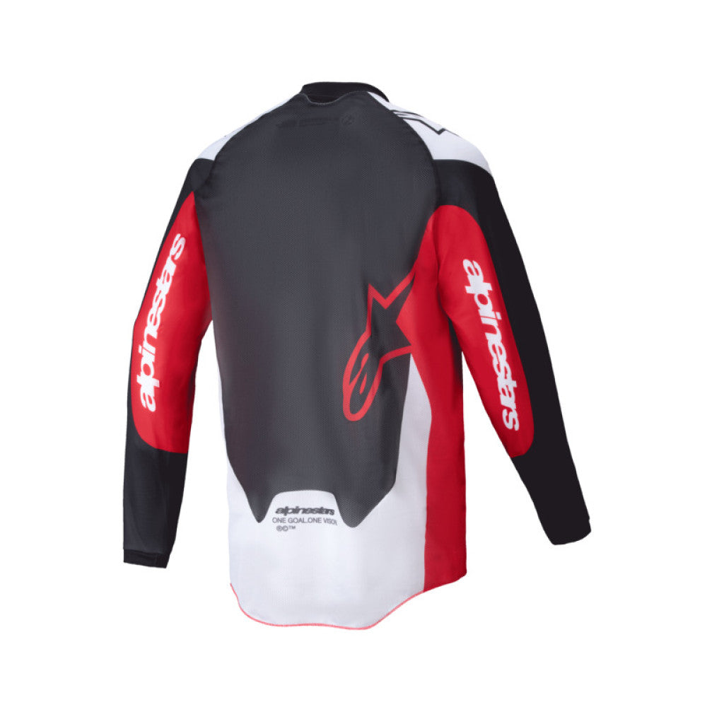 ALPINESTARS PRO-DURA JERSEY - BLACK/ RED/ WHITE/ BLUE