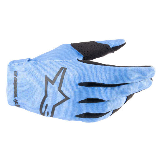 YOUTH ALPINESTARS RADAR GLOVES-  LIGHT BLUE BLACK