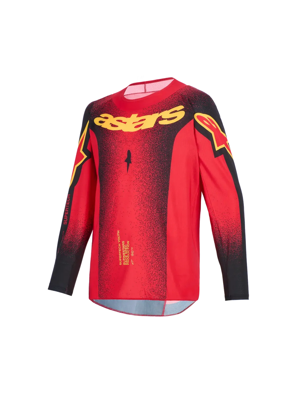 Alpinestars Youth Supertech Scenz MX Jersey - Red/Black/Yellow