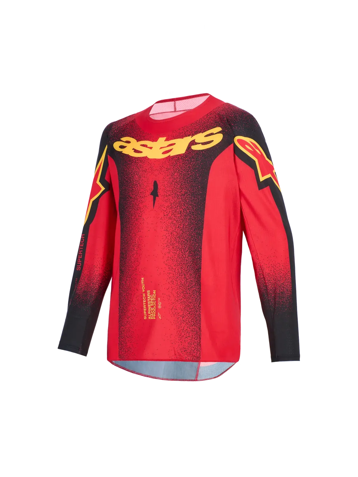 Alpinestars Youth Supertech Scenz MX Jersey - Red/Black/Yellow