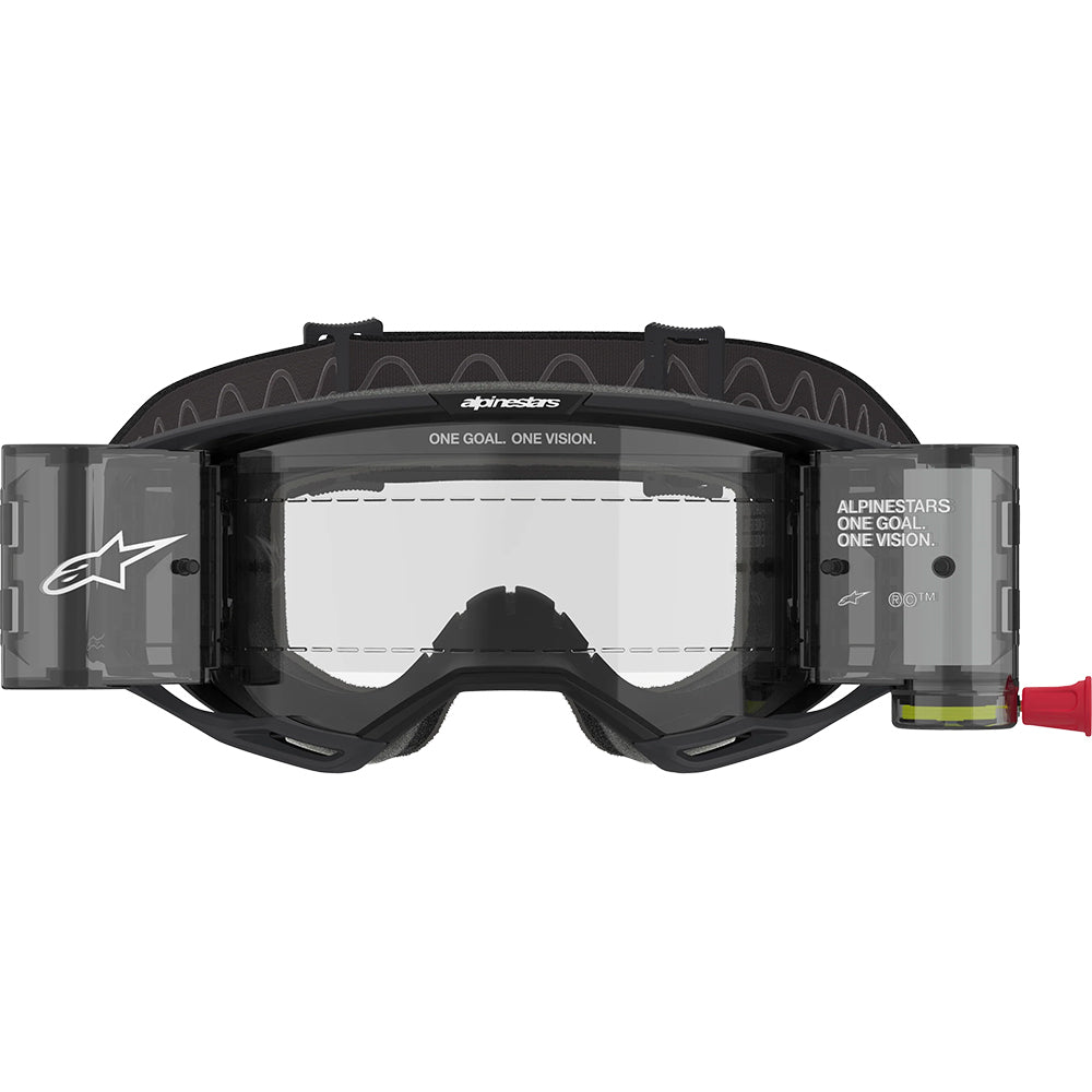 Alpinestars Vision 8 Corp Black Clear Roll-Off Goggles