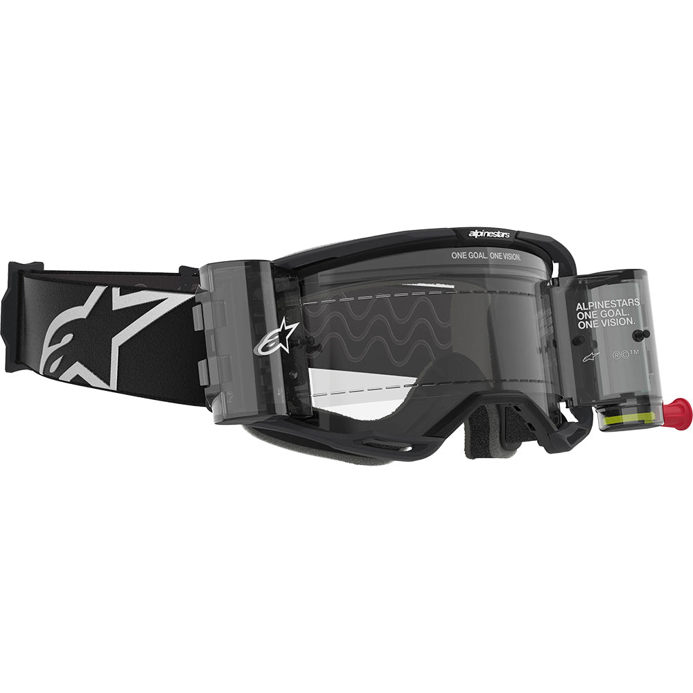 Alpinestars Vision 8 Corp Black Clear Roll-Off Goggles