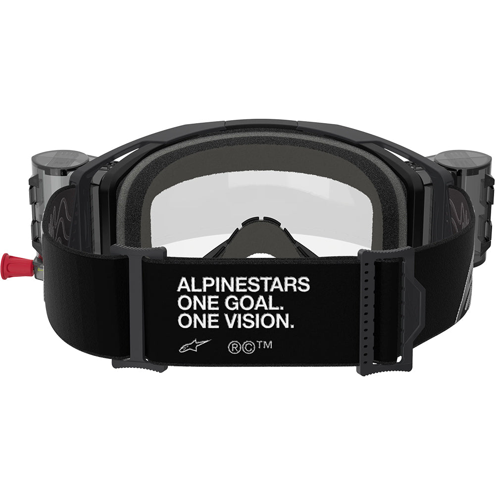 Alpinestars Vision 8 Corp Black Clear Roll-Off Goggles