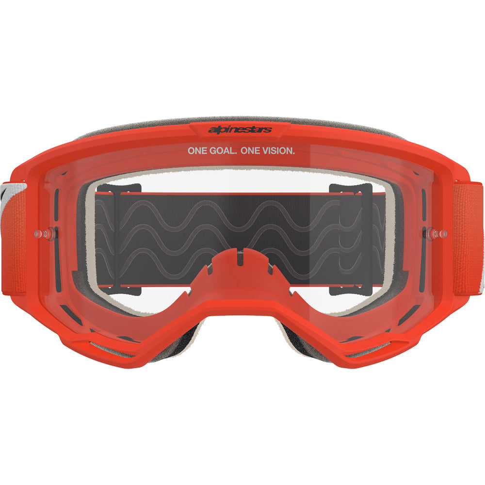 Alpinestars Vision 5 Corp Orange Clear Goggles