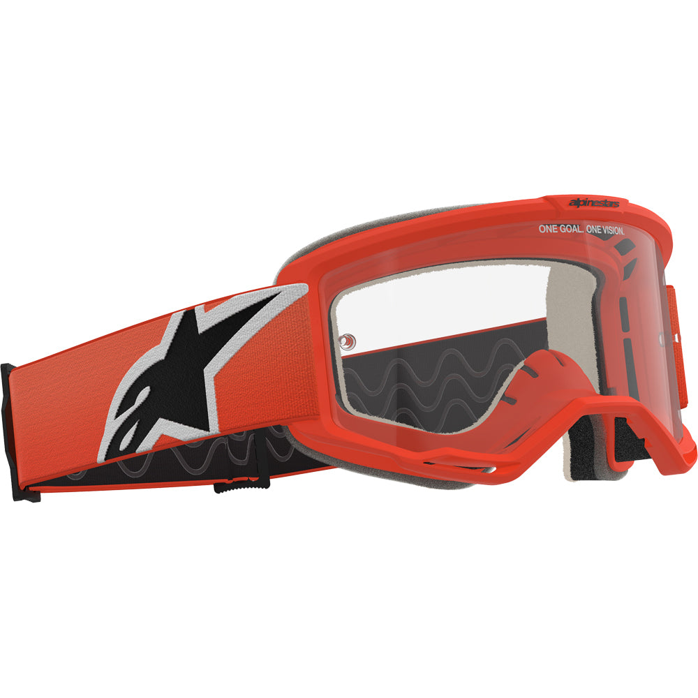 Alpinestars Vision 5 Corp Orange Clear Goggles