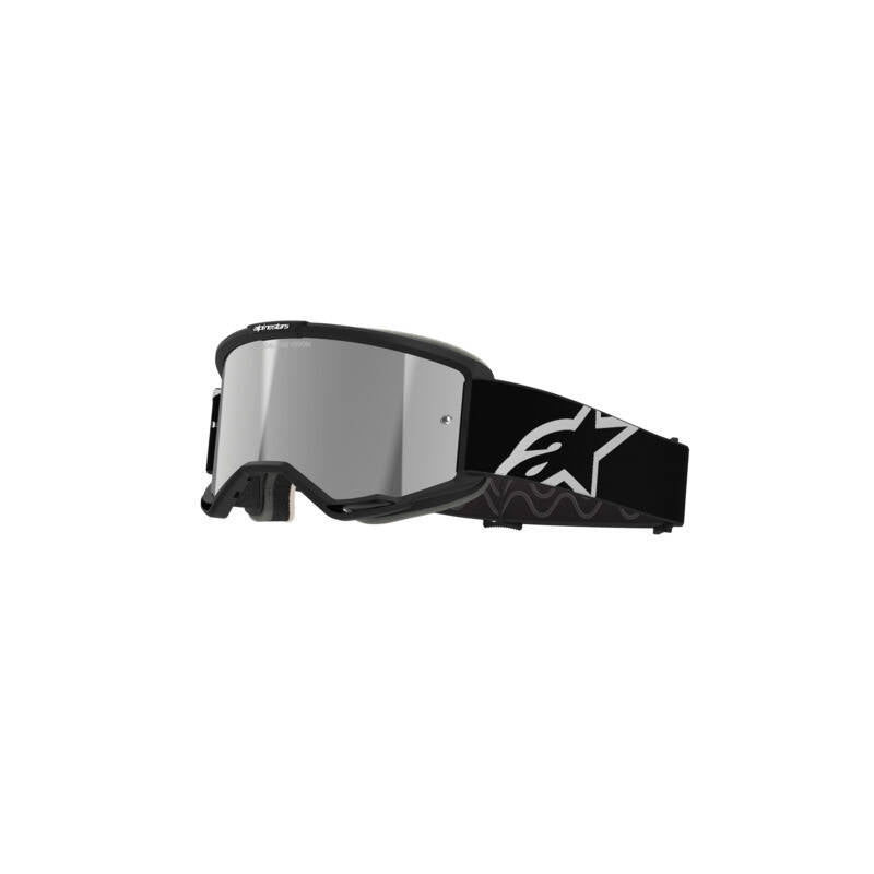 Alpinestars Vision 5 Corp Goggle - Mirror Silver Lens - Black