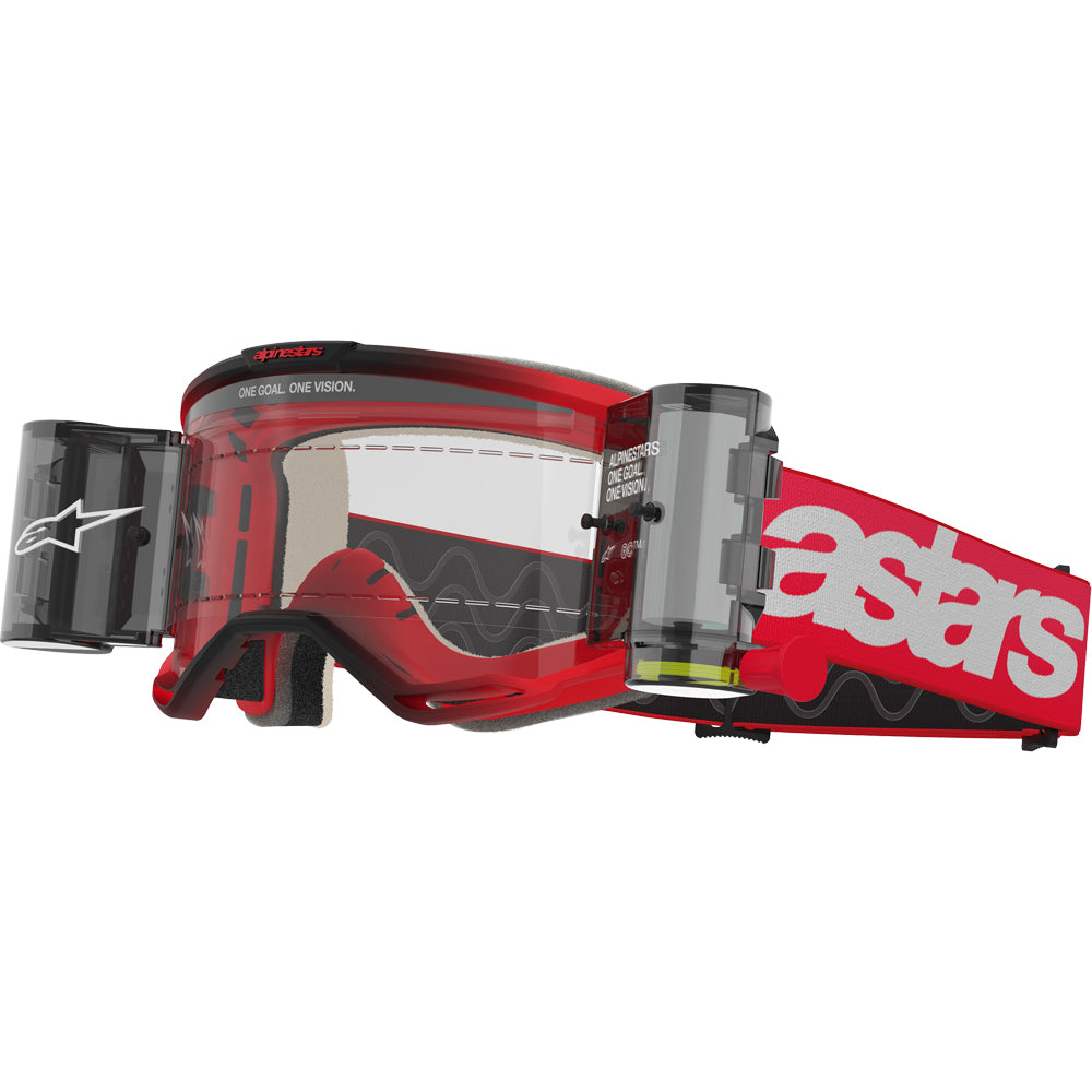 Alpinestars Vision 5 Blaze Red Clear Roll-Off Goggles