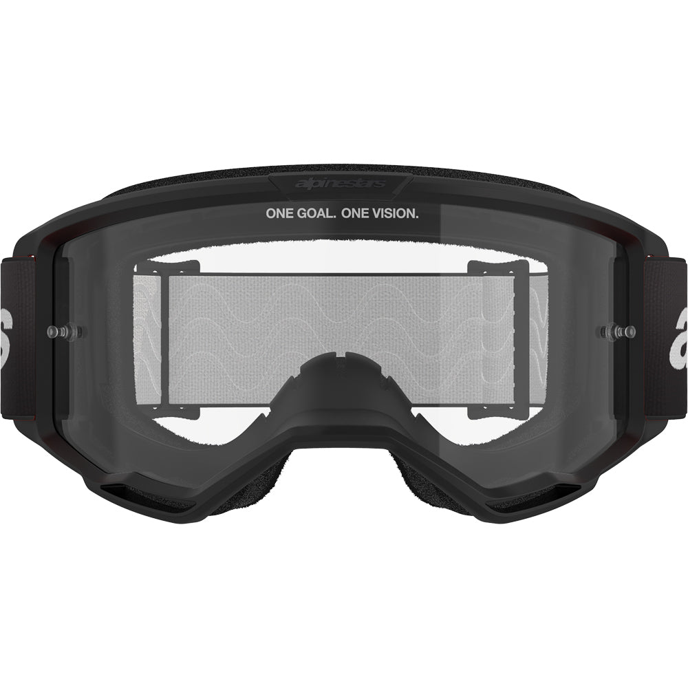 Alpinestars Vision 3 Wordmark Black Clear Goggles