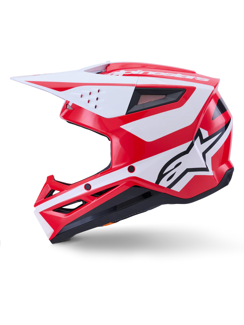 Alpinestars SM3 Heat Helmet - Red/White/Black Glossy