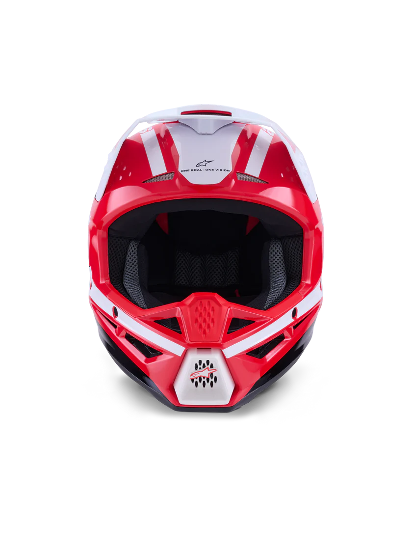 Alpinestars SM3 Heat Helmet - Red/White/Black Glossy
