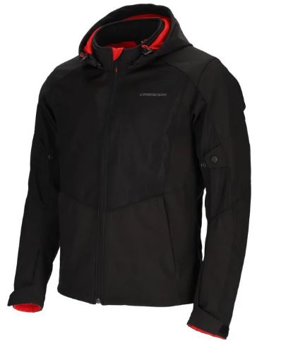 Dririder BLVD Air Soft Shell Hooded Jacket - Black