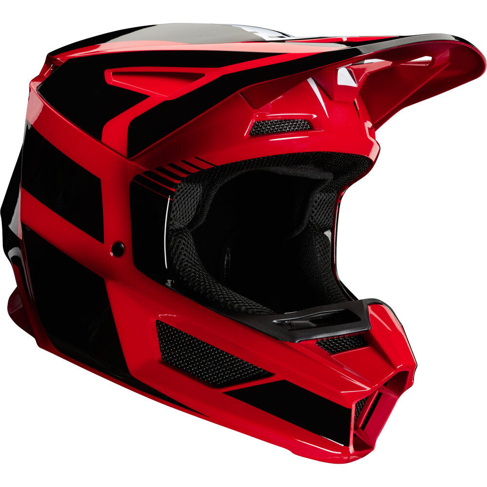 Fox Youth V2 Hayl ECE Helmet - Flame Red