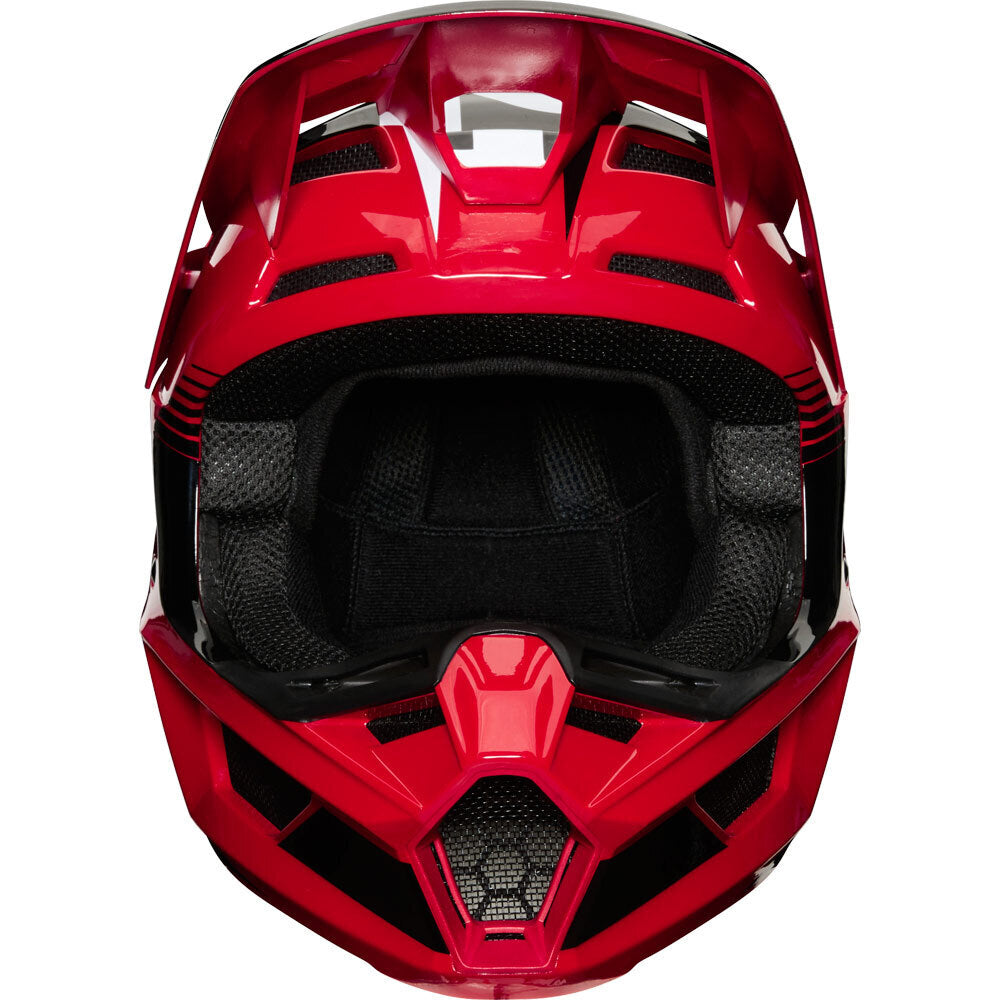 Fox Youth V2 Hayl ECE Helmet - Flame Red
