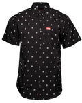 Insignia Short Sleeve Party Shirt - Black/White