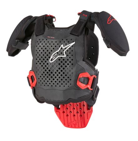 Alpinestars A-5 S Youth Chest Protector - Black / Red