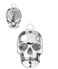 Harley-Davidson® H-D Skull Head With Shades Shaped Ride Bell - Silver Plating
