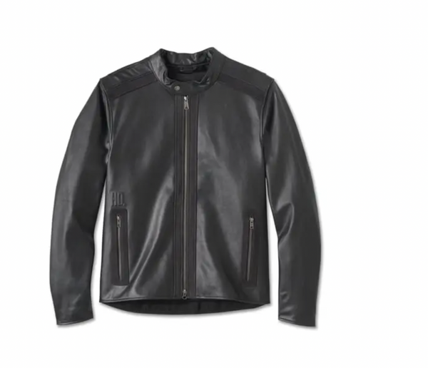 HARLEY-DAVIDSON MENS H-D PANHEAD LEATHER RIDING JACKET