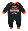 Harley-Davidson® Nb/Inf Boy Ftd Cvrall Blk