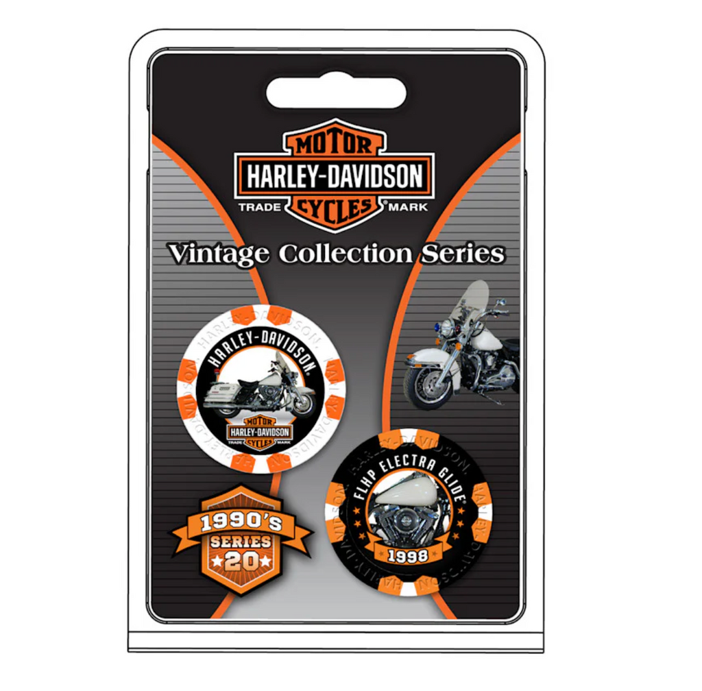 Harley-Davidson® Vintage Series 20 - 1998 FLHP Electra Glide® Collectible Poker Chips