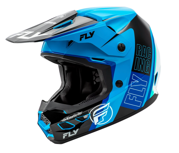 Fly Kinetic Rally Helmet - Blue / Black / White