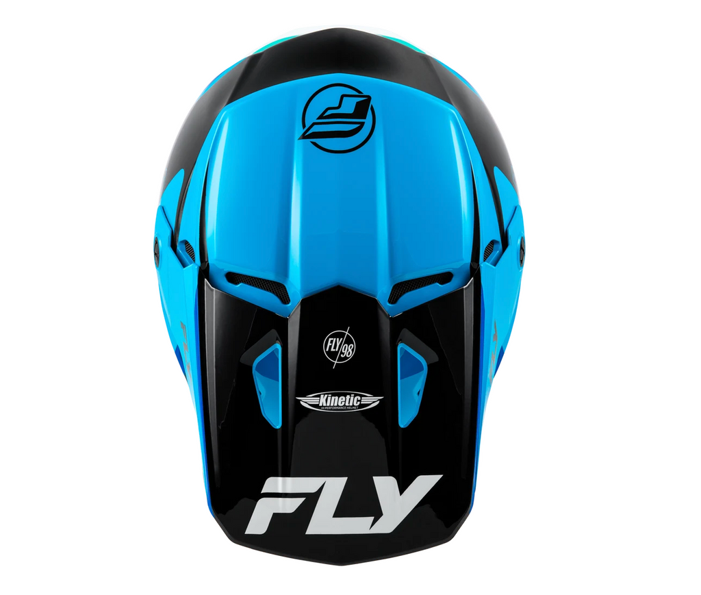 Fly Kinetic Rally Helmet - Blue / Black / White