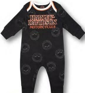 HARLEY-DAVIDSON KNIT PRINTED COVERALL - NB / INF