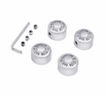 Harley Davidson Chrome Head Bolt Cover Kit W/Lo 43884-96