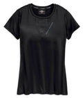 Harley-Davidson® Women's Camo Mesh Short Sleeve Tee